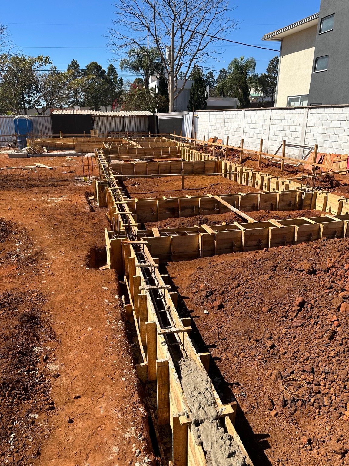 Execução de fundação residencial pela GMW